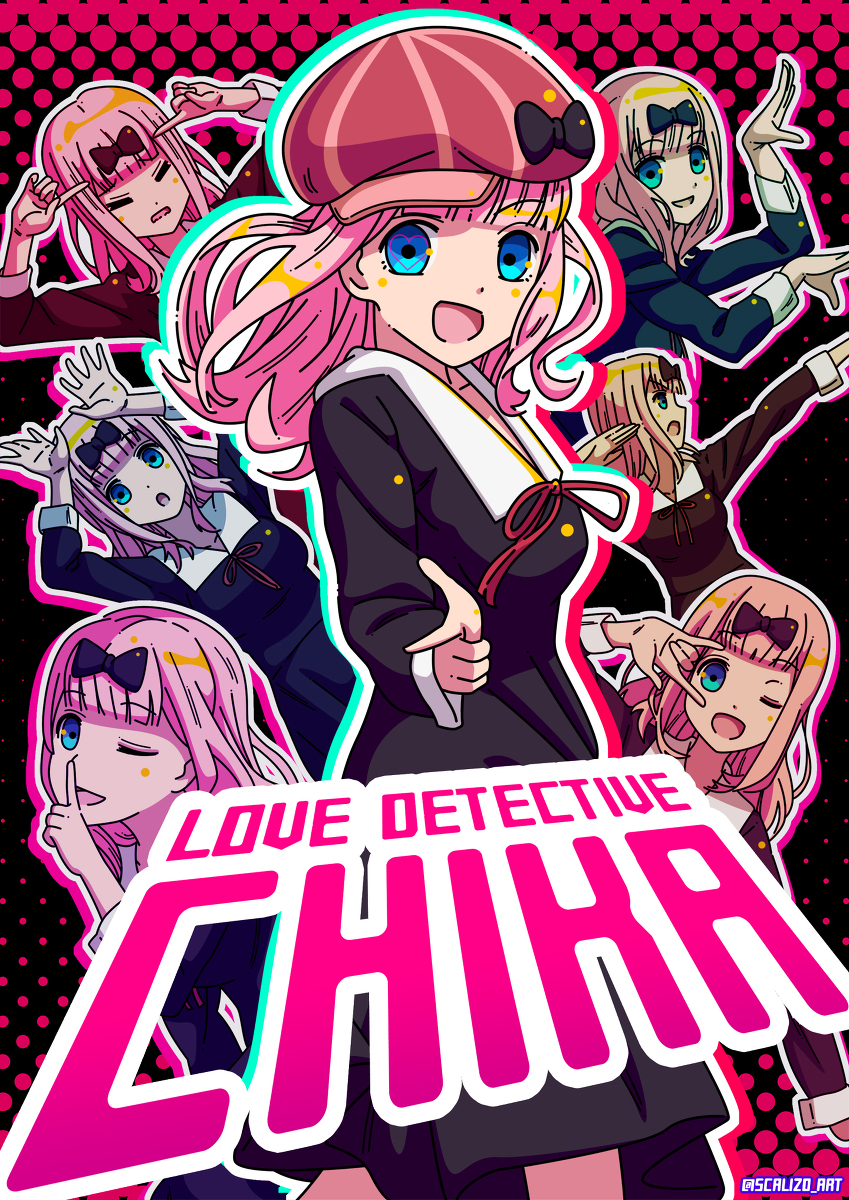 This is a pixiv picture whose title is Love Detective Chika.