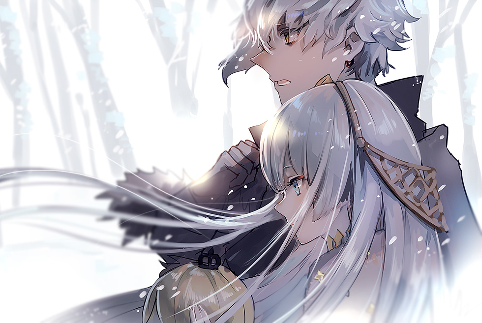 This is a pixiv picture whose title is カドアナ.