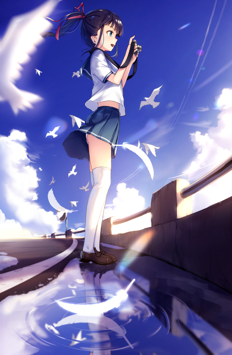 This is a pixiv picture whose title is 空.