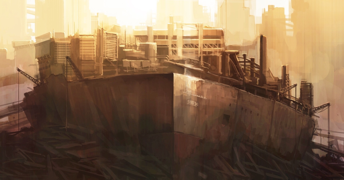 This is a pixiv picture whose title is ruins_ship_02.