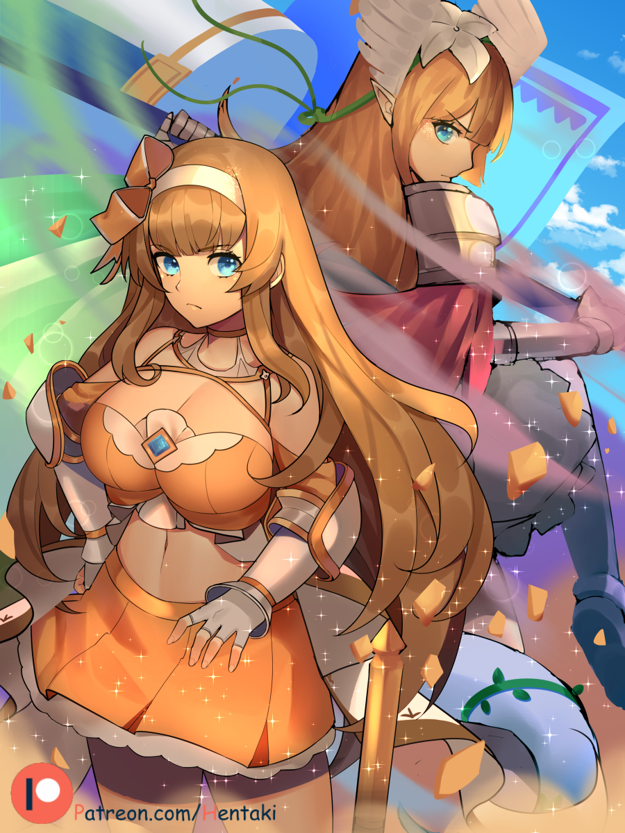 This is a pixiv picture whose title is Julietta & Jeanne.