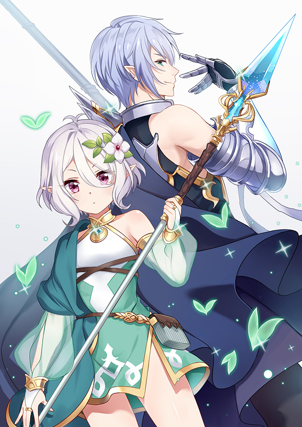 This is a pixiv picture whose title is コッコロちゃん＆グリィィィィィムニル.