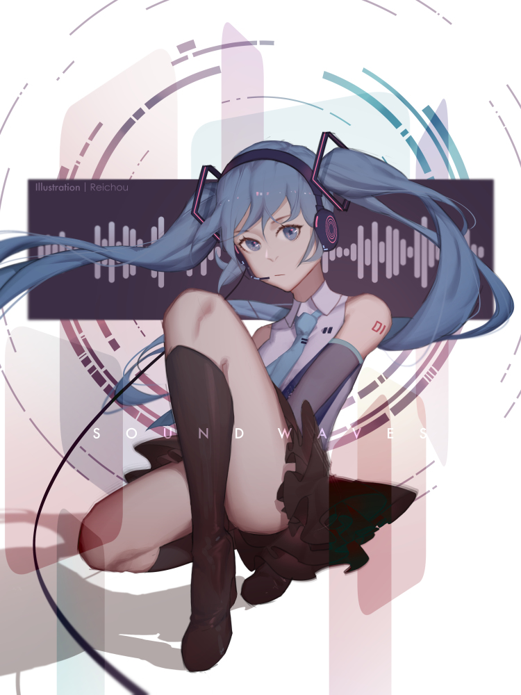 This is a pixiv picture whose title is 初音ミク.