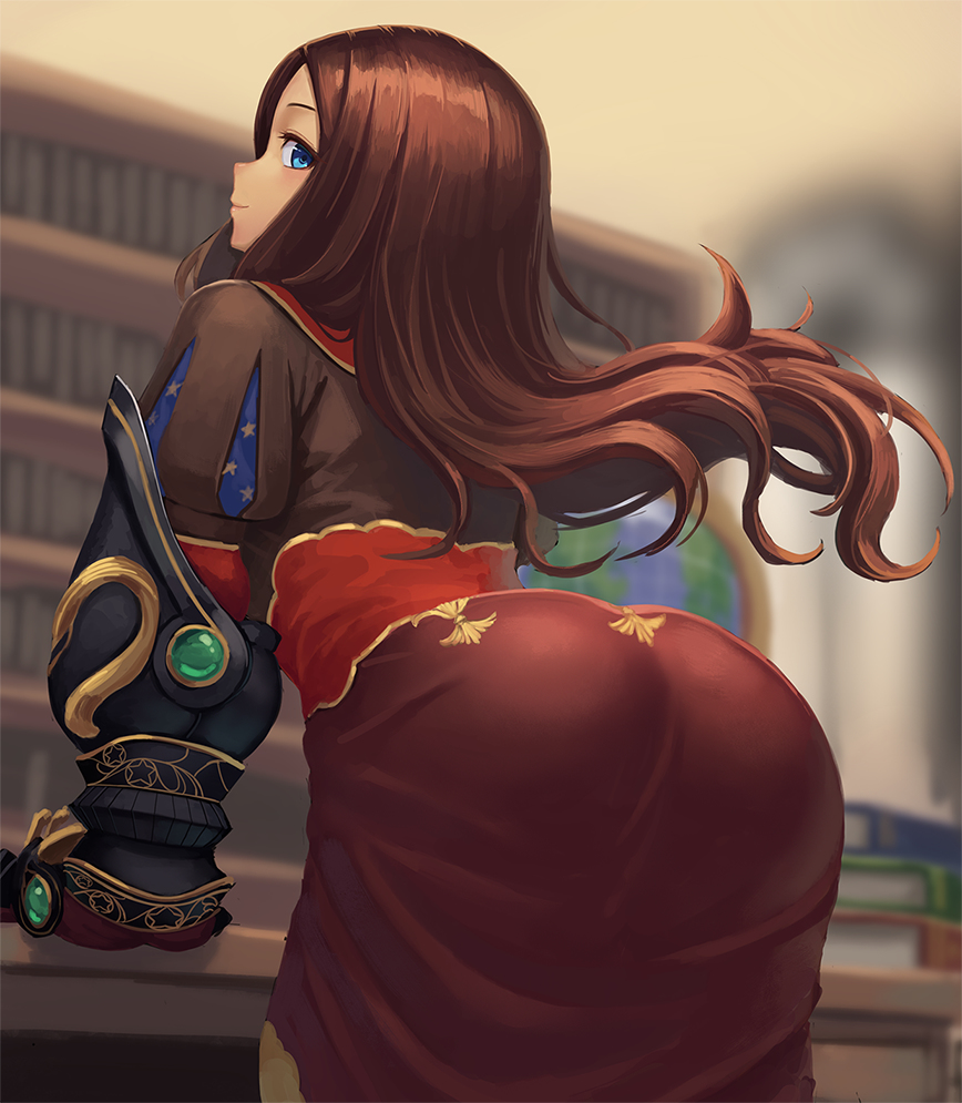 This is a pixiv picture whose title is しり.