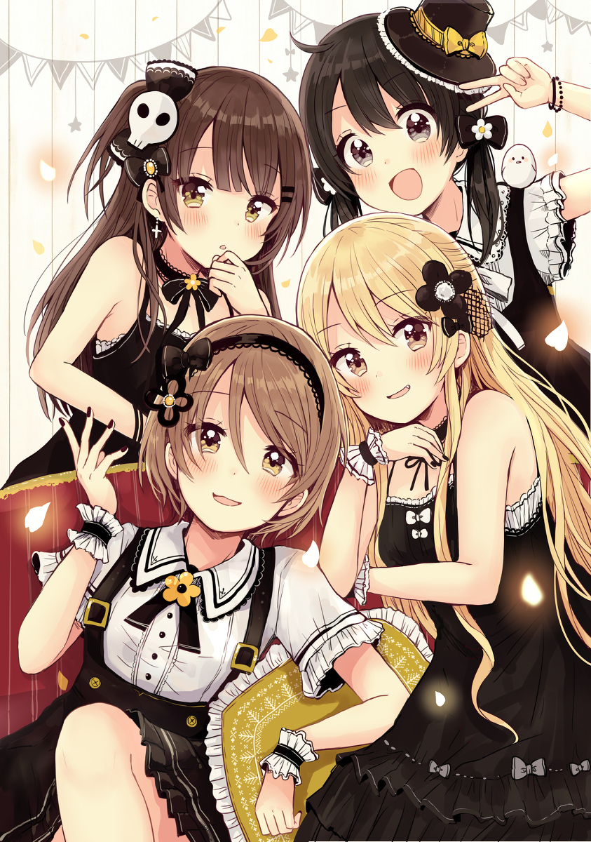 This is a pixiv picture whose title is BLACK少女★.