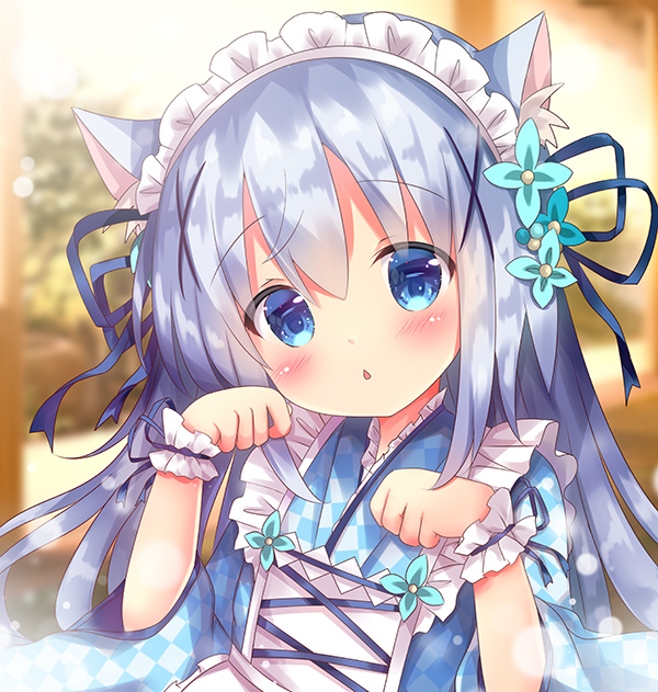 This is a pixiv picture whose title is チノにゃん♥.