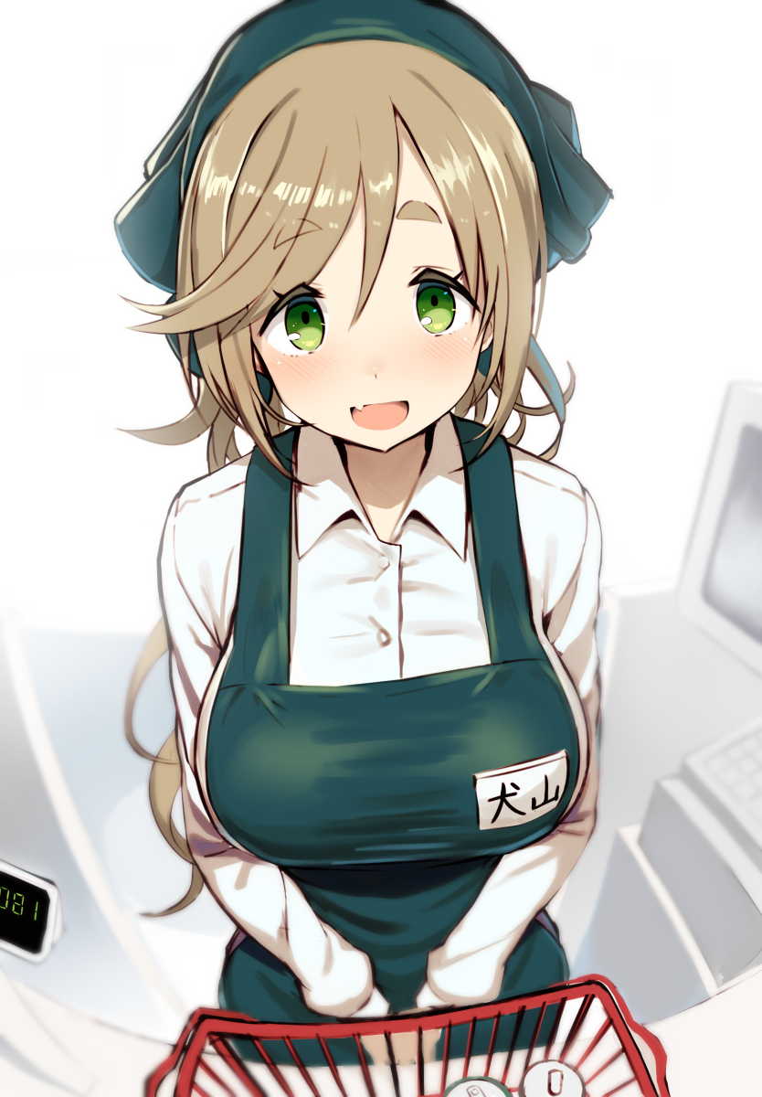 This is a pixiv picture whose title is 袋はお付けいたしますか～？.