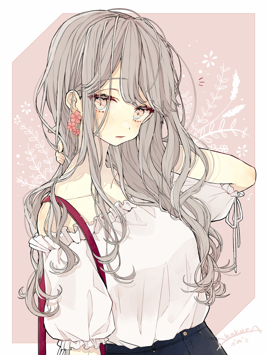 This is a pixiv picture whose title is 🌸.
