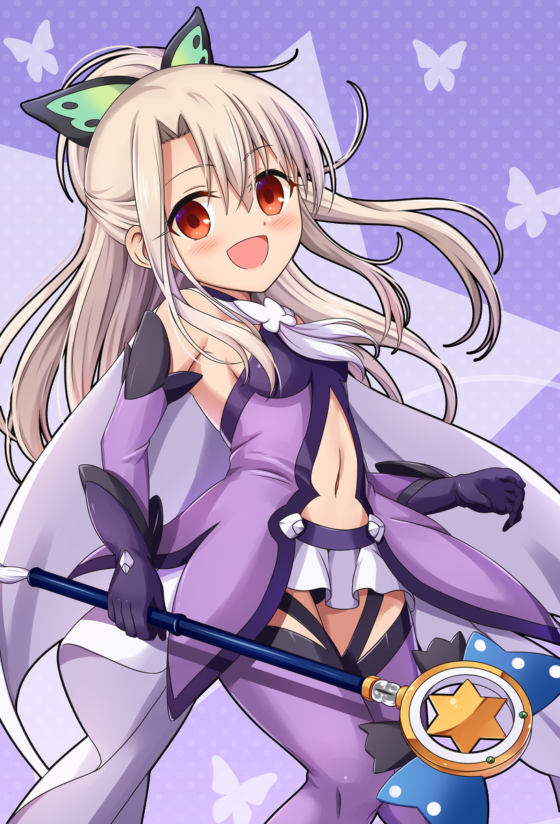 This is a pixiv picture whose title is イリヤ(サファイアフォーム).