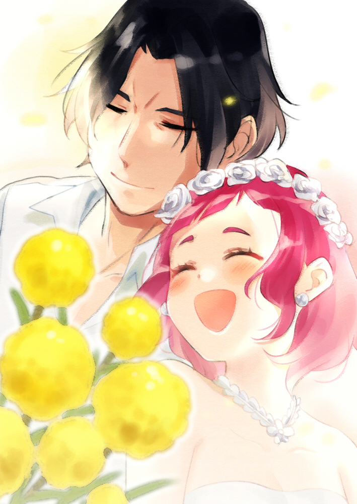 This is a pixiv picture whose title is ジョジはな.