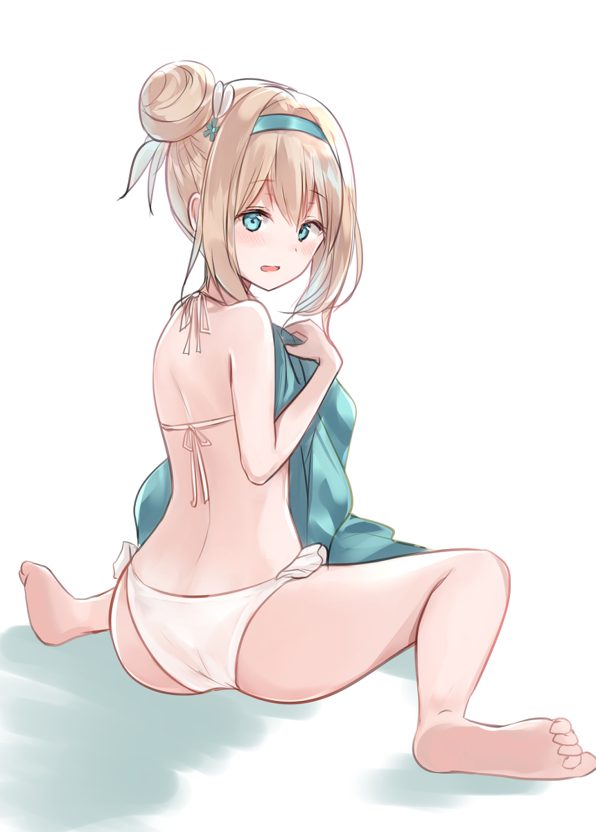 This is a pixiv picture whose title is 👙.