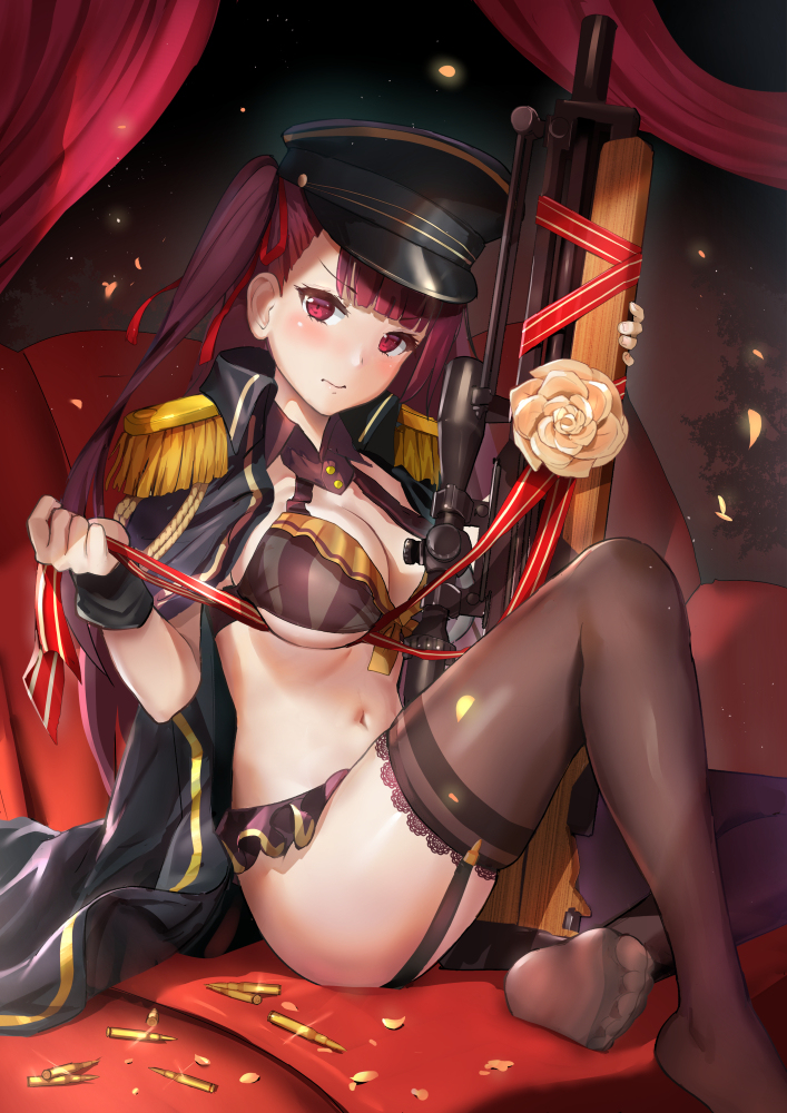 This is a pixiv picture whose title is WA2000.