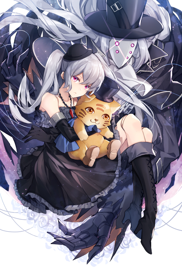 This is a pixiv picture whose title is 人形少女.