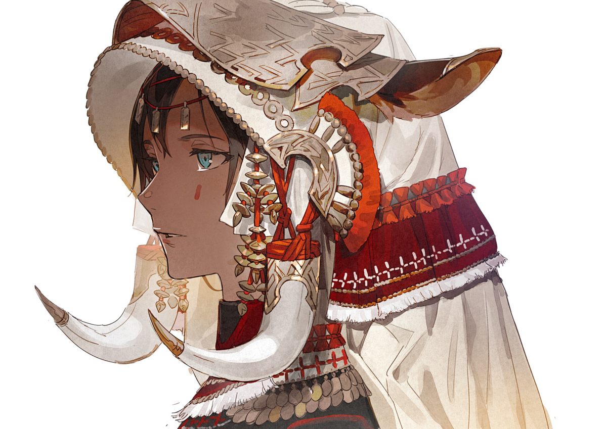 This is a pixiv picture whose title is 亥.
