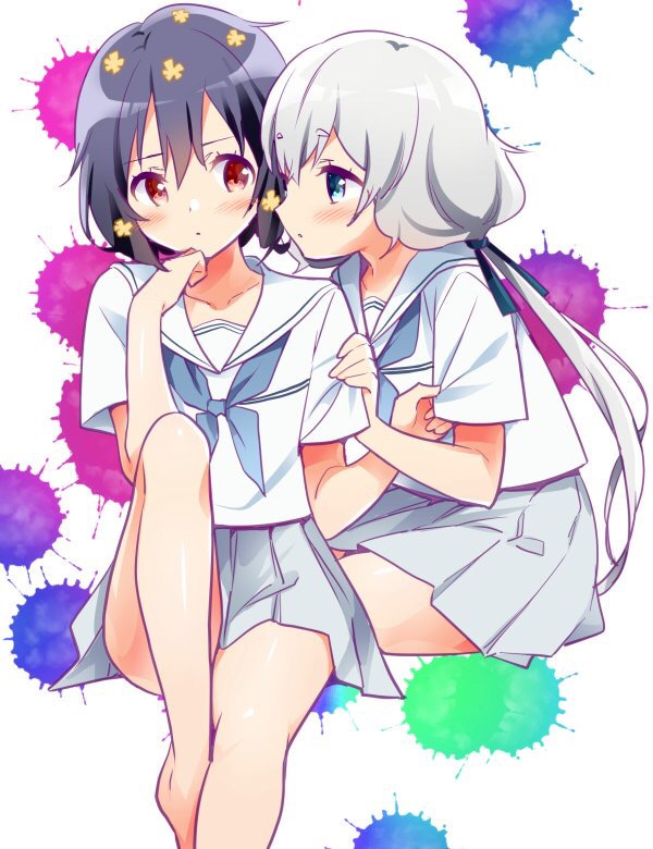 This is a pixiv picture whose title is もっと顔よく見せなさいよ.