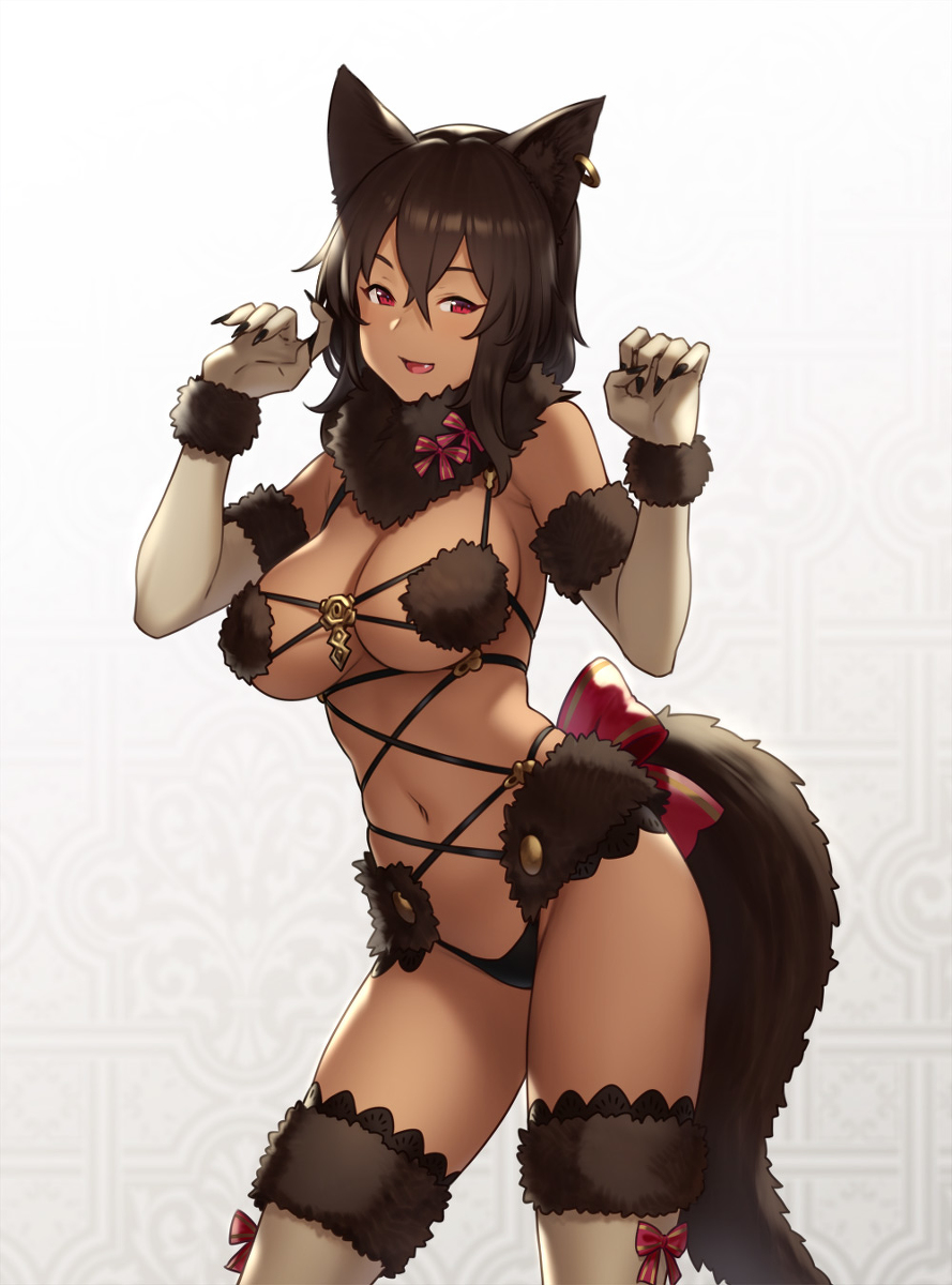 This is a pixiv picture whose title is バステト・デンジャラスビースト.