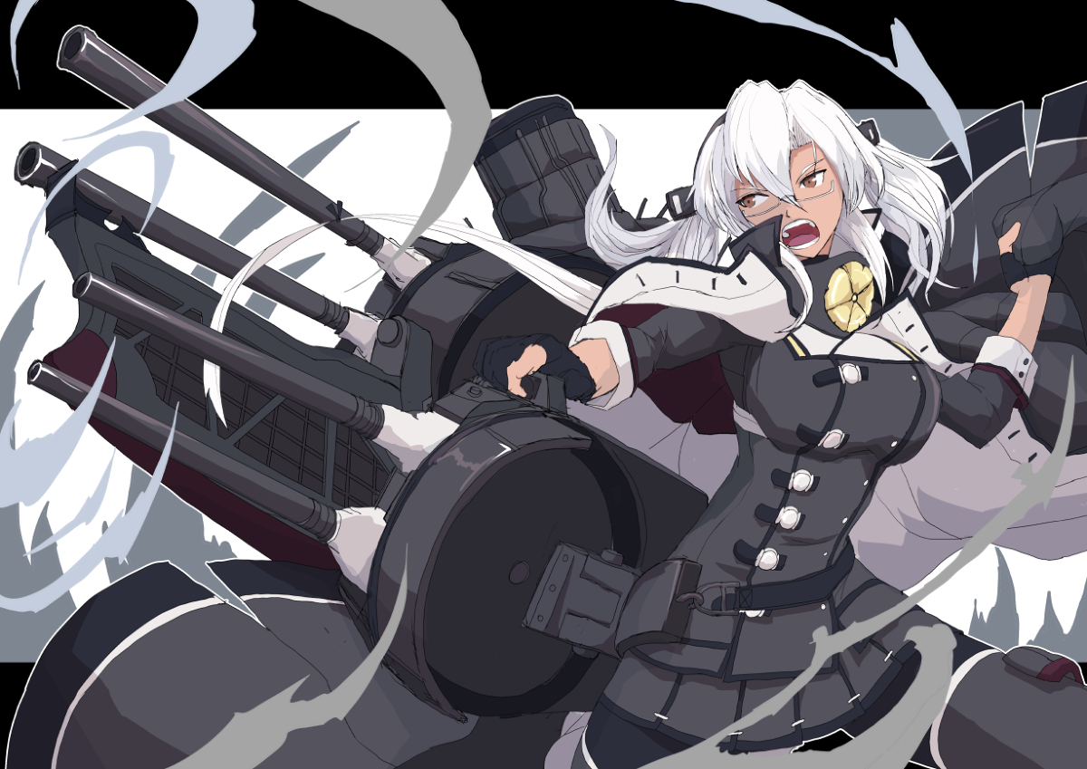 This is a pixiv picture whose title is 武蔵改二.