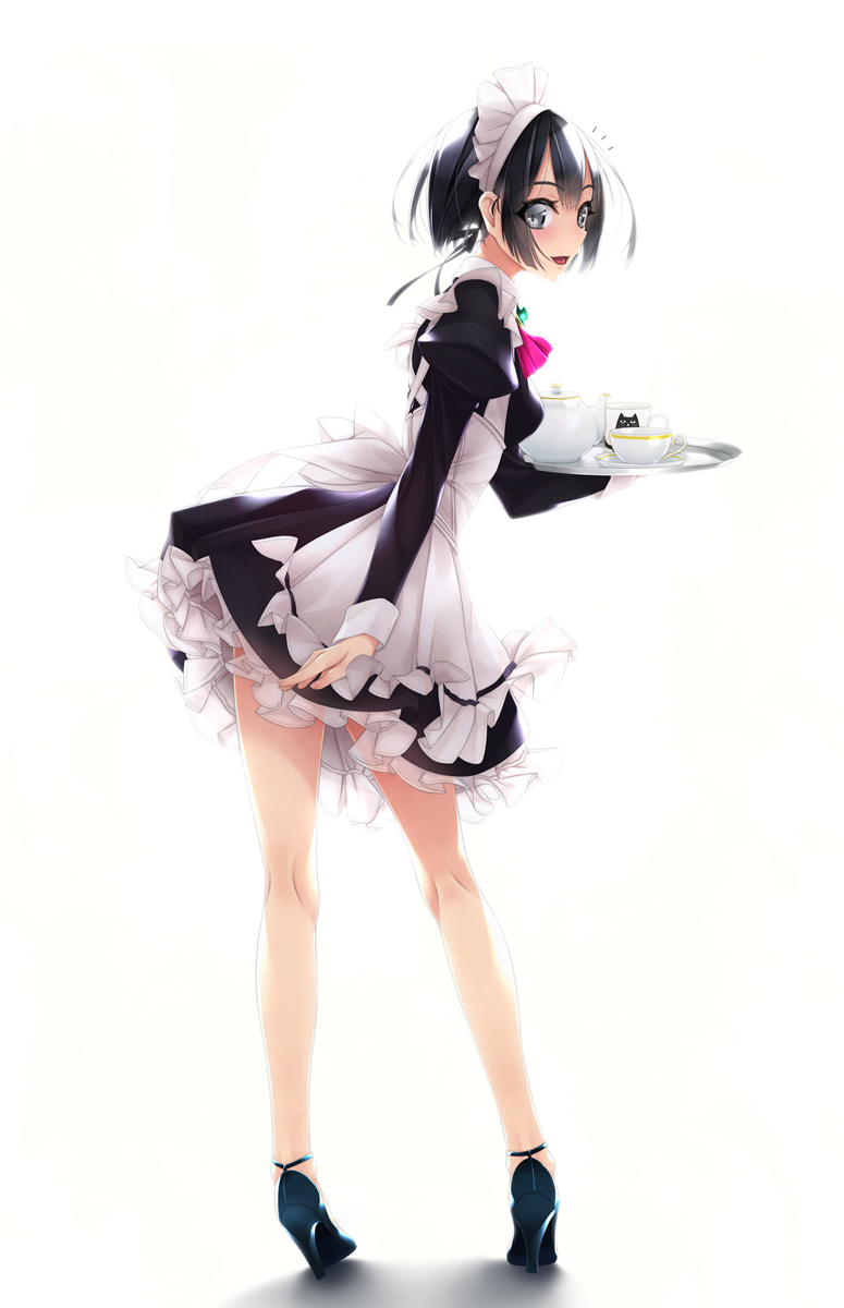 This is a pixiv picture whose title is あっ、お茶の時間ですよ～.