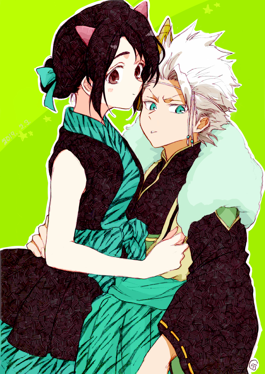 This is a pixiv picture whose title is 節分日雛.