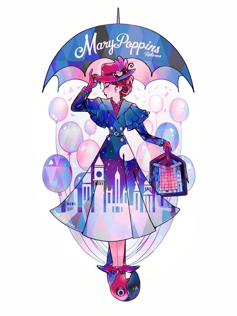 This is a pixiv picture whose title is MaryPoppinsReturns.