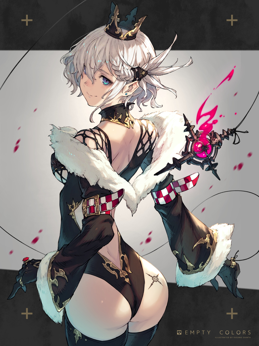 This is a pixiv picture whose title is 冬の嬢王.