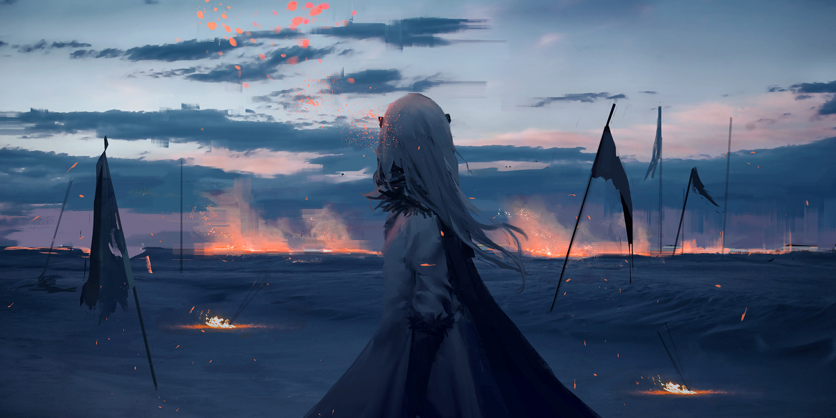 This is a pixiv picture whose title is 【PFLS】角無しの女帝.