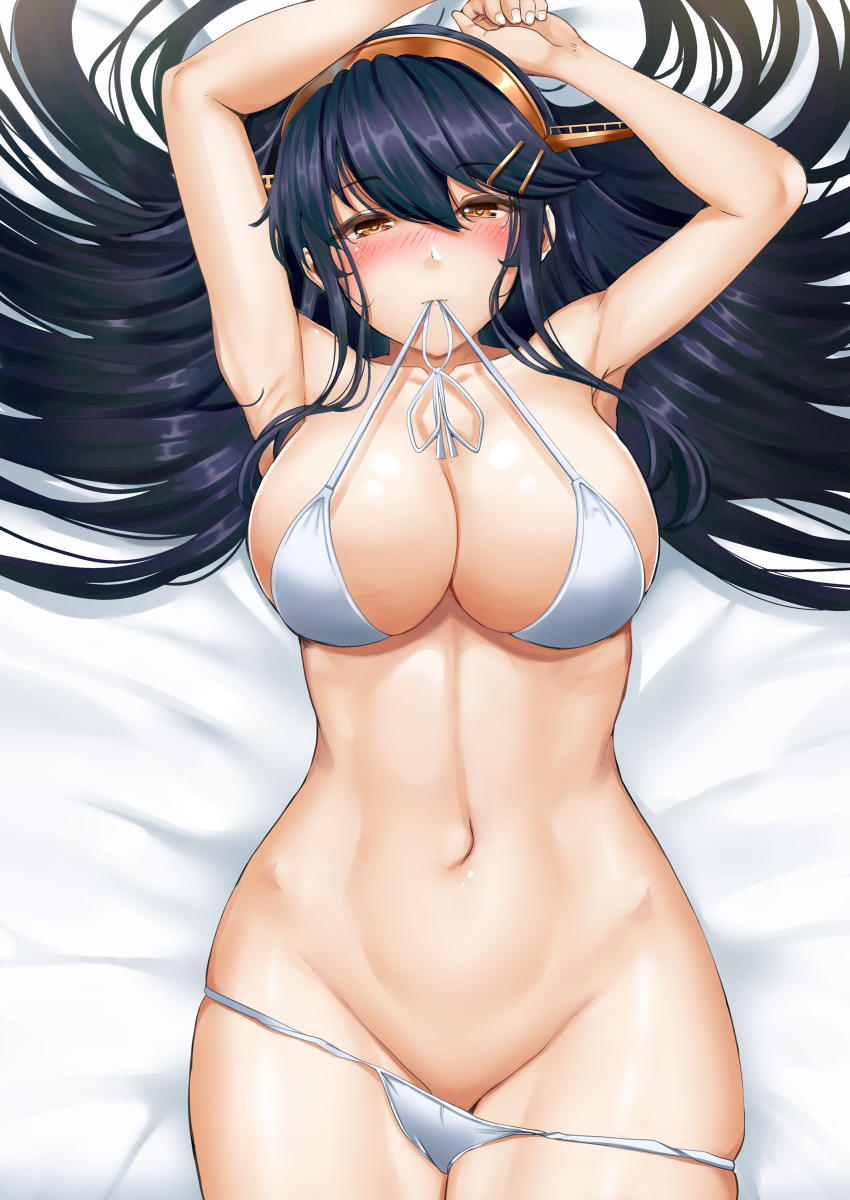 This is a pixiv picture whose title is 榛名.