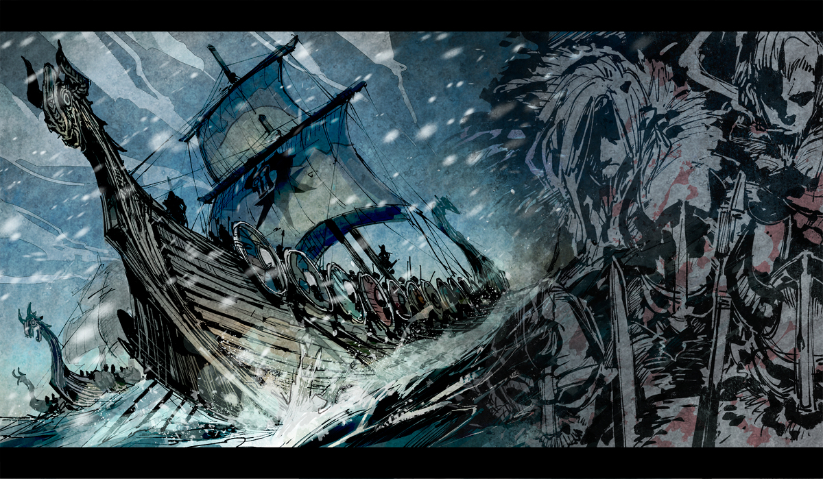 This is a pixiv picture whose title is 【PFLS】武装船団『ヨークトャル船団』.