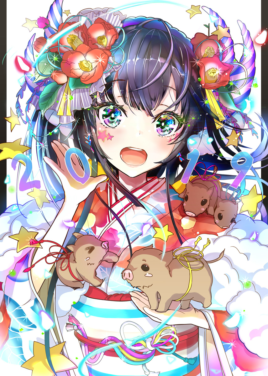 This is a pixiv picture whose title is HAPPY NEW YEAR !!!.