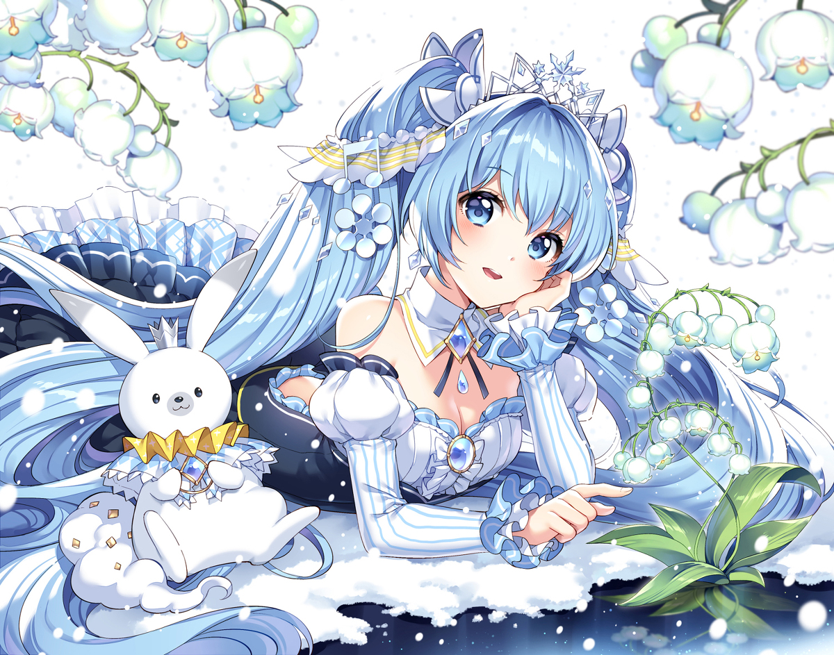 This is a pixiv picture whose title is SNOW MIKU 2019.
