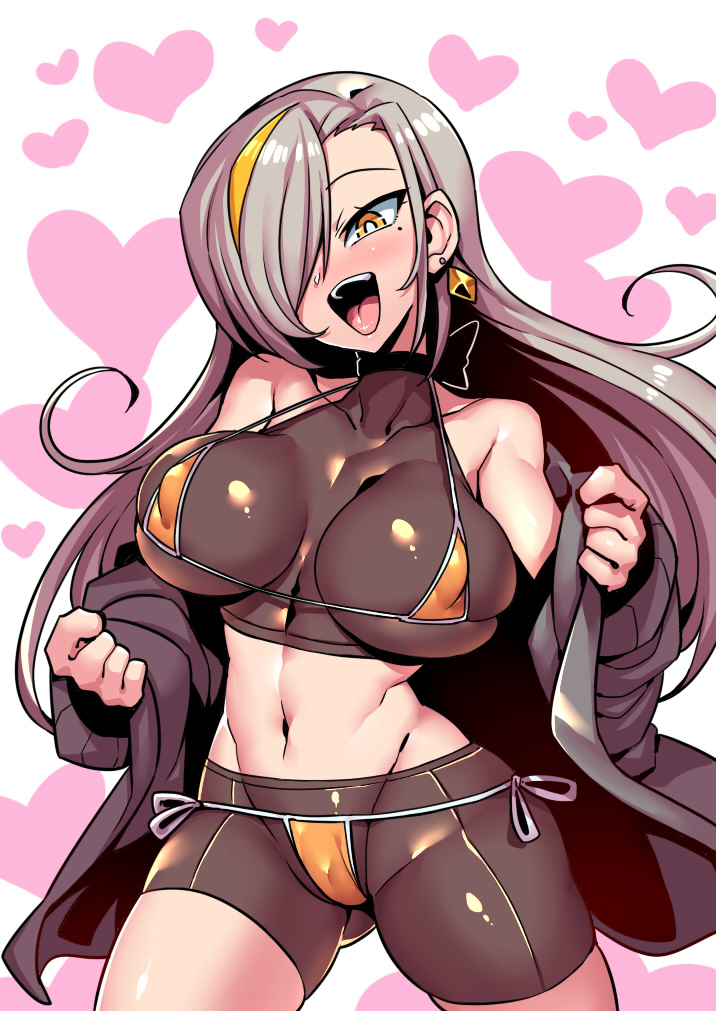 This is a pixiv picture whose title is 残念！　下に着てました～っ♪.