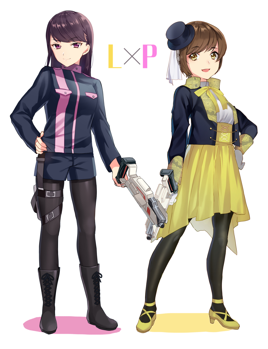 This is a pixiv picture whose title is ルパパト女子.