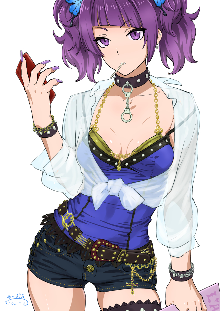 This is a pixiv picture whose title is 摩美々サボってないですしぃ.