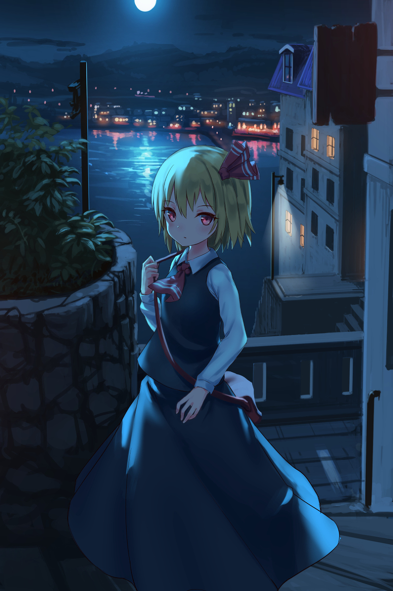 This is a pixiv picture whose title is 月光.