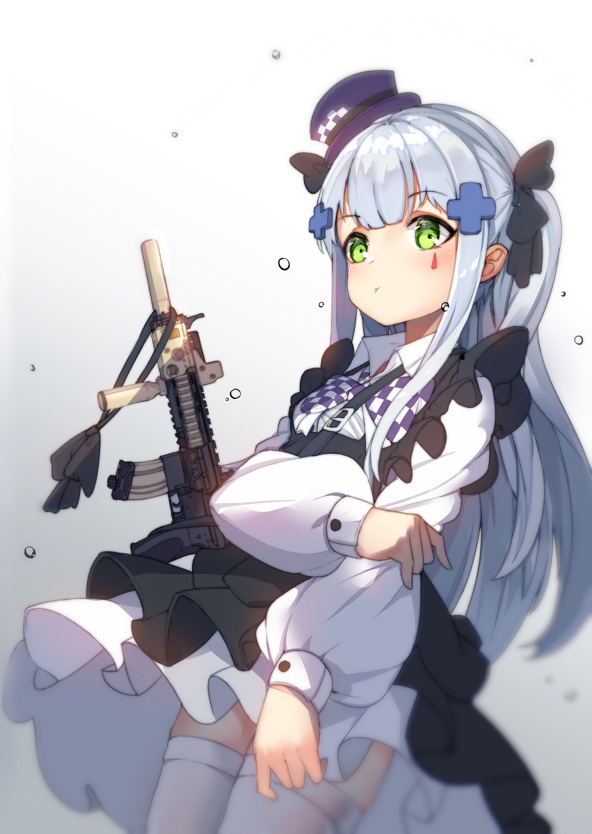 This is a pixiv picture whose title is Hk416.