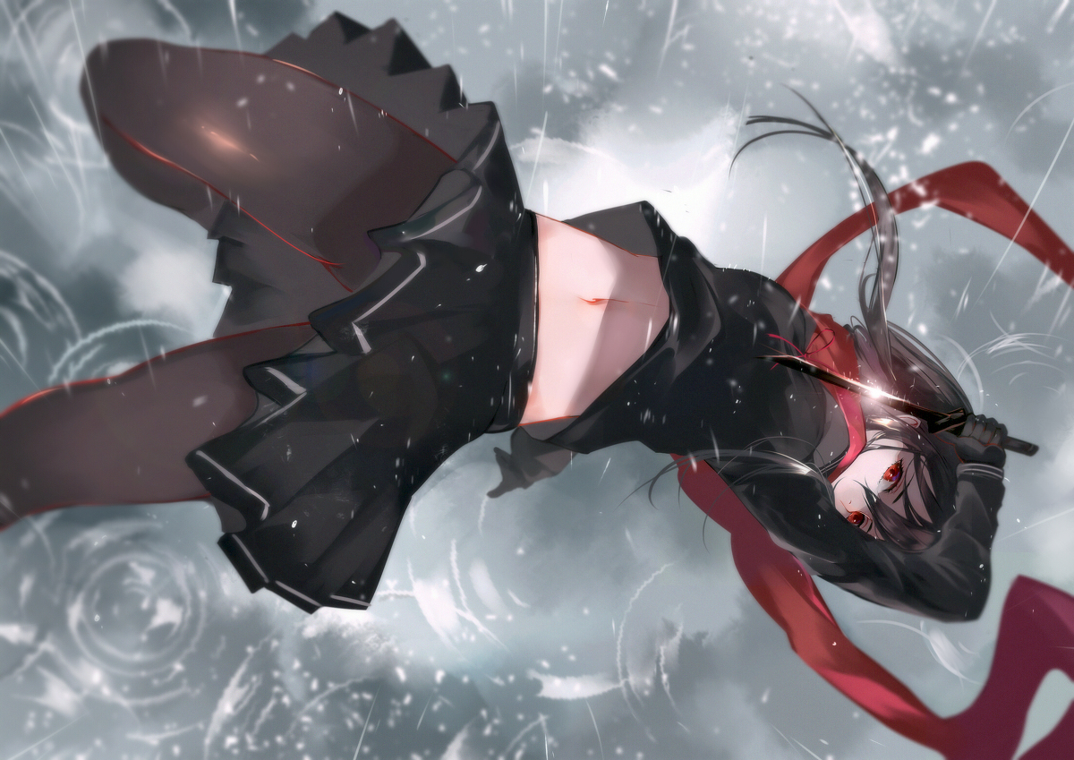 This is a pixiv picture whose title is 小夜左文字.