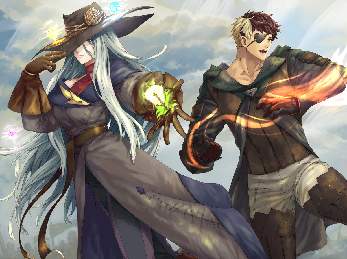 This is a pixiv picture whose title is 【PFLS】霆の盾【エルダーグラン】.