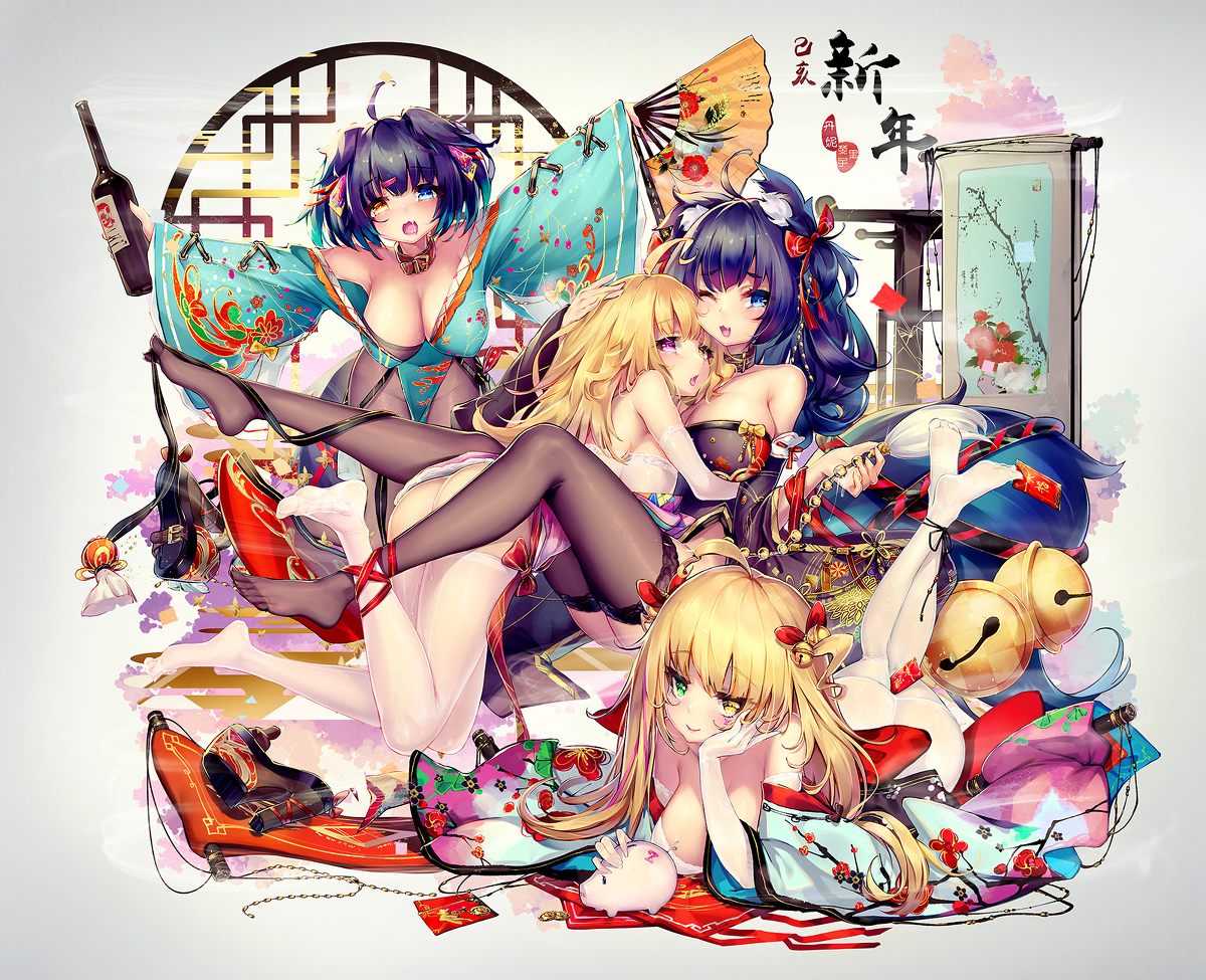 This is a pixiv picture whose title is 己亥新年.