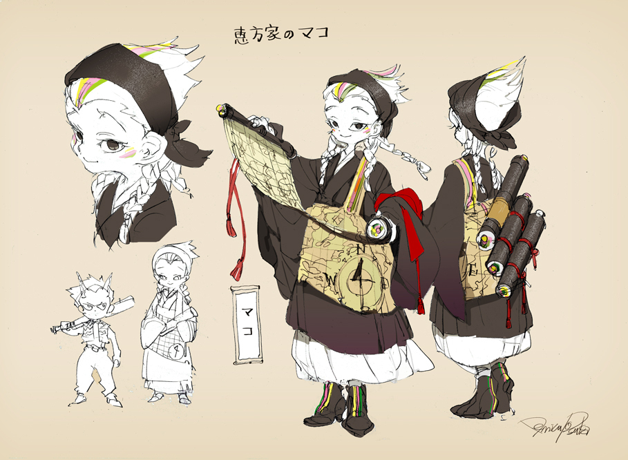 This is a pixiv picture whose title is 恵方家のマコ.