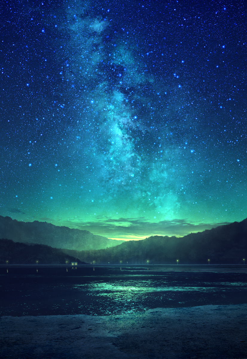 This is a pixiv picture whose title is 旅愁.