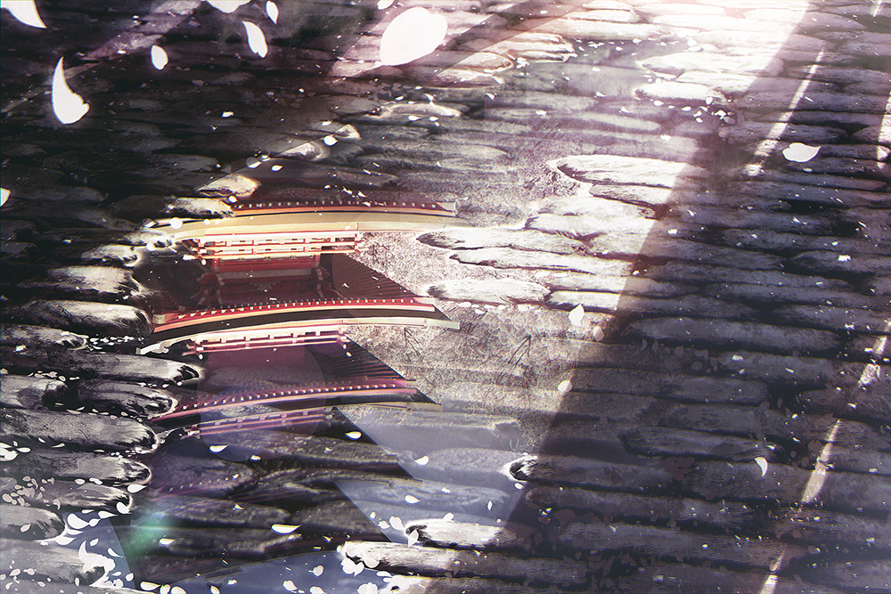 This is a pixiv picture whose title is 桜色.