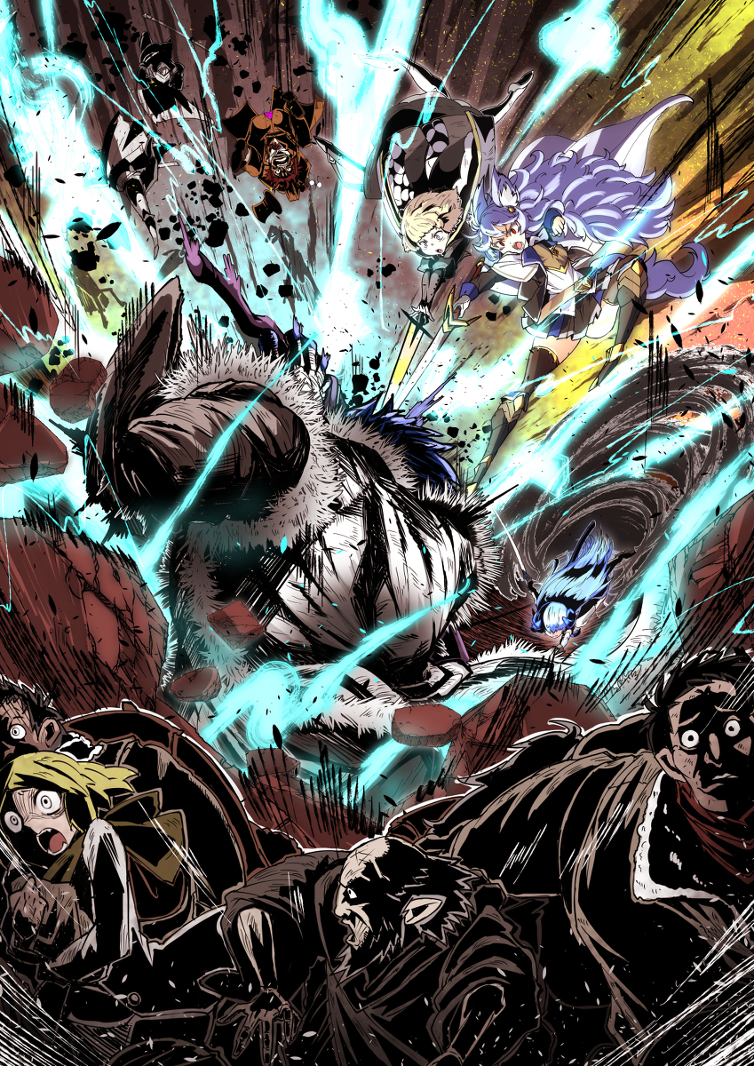 This is a pixiv picture whose title is 【PFLS】　牙狼の戦姫　【ボールランの戦い】.