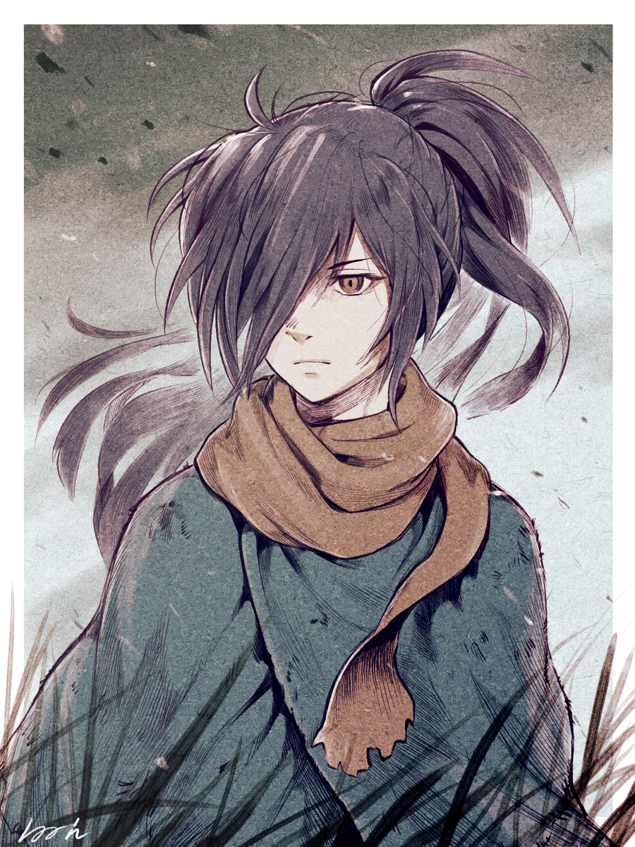 This is a pixiv picture whose title is 百鬼丸.