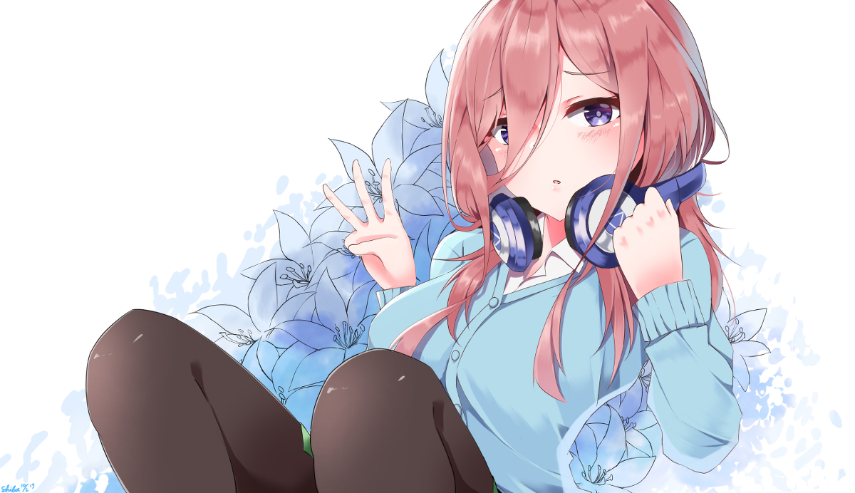 This is a pixiv picture whose title is 三玖.