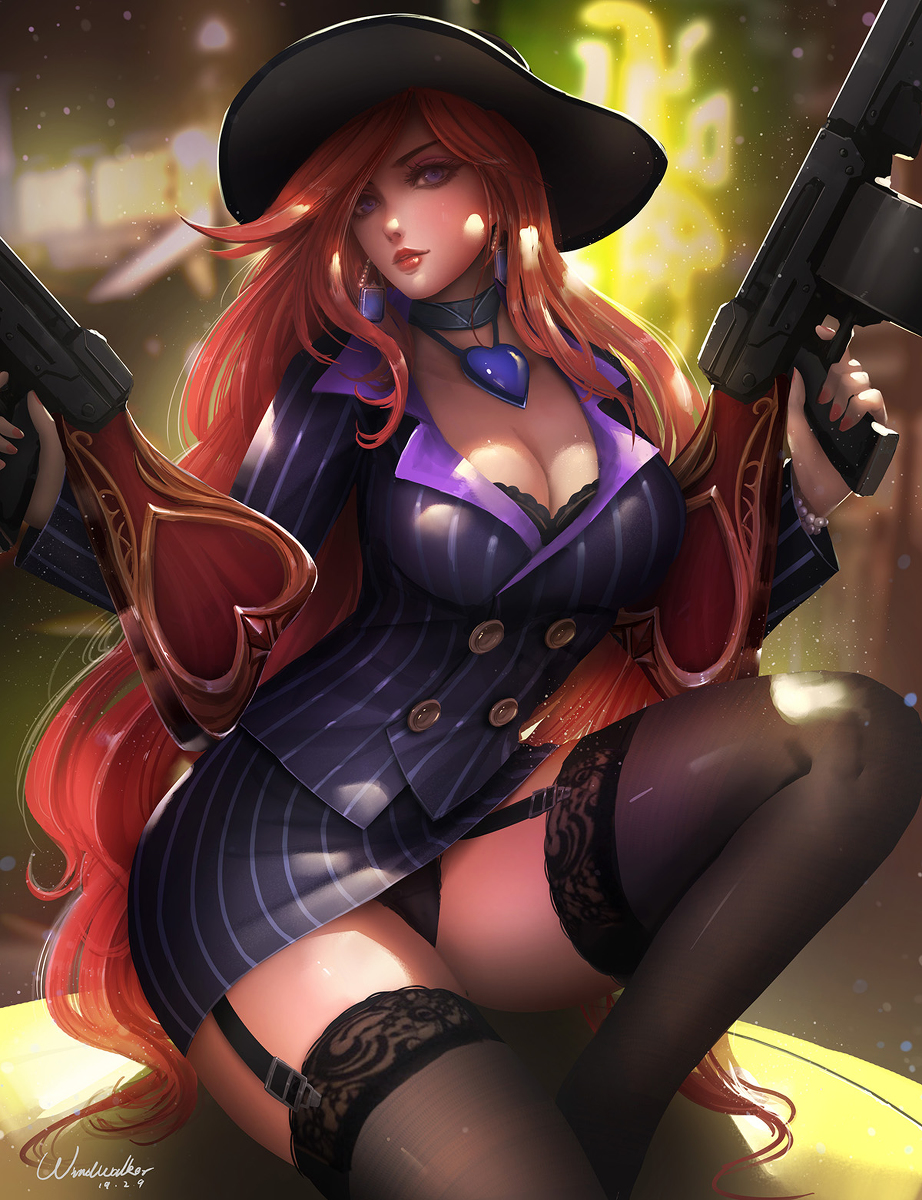 This is a pixiv picture whose title is missfortune.