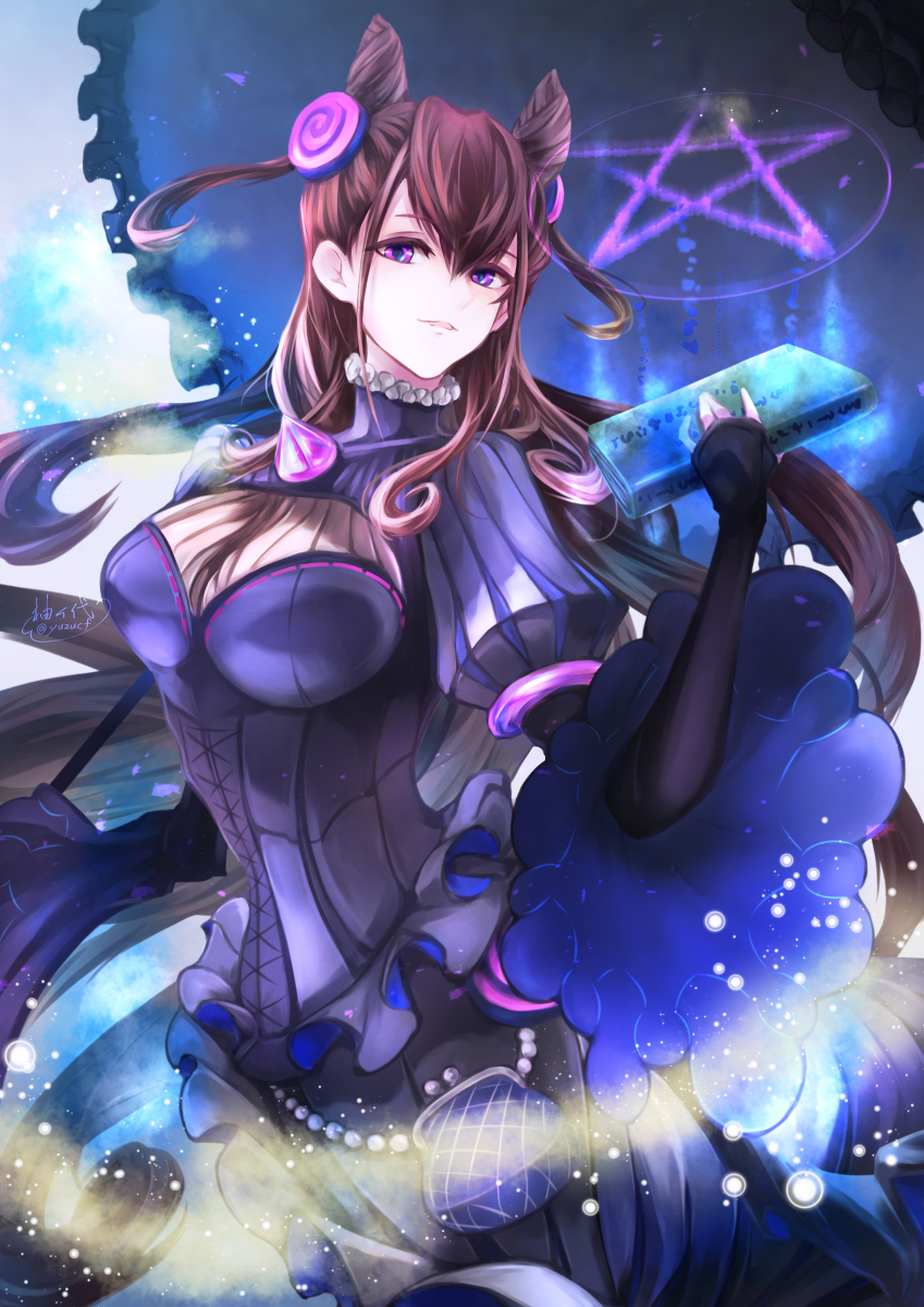 This is a pixiv picture whose title is 紫式部.