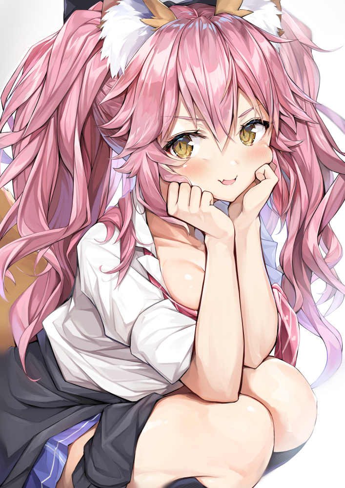 This is a pixiv picture whose title is たまもちゃん.