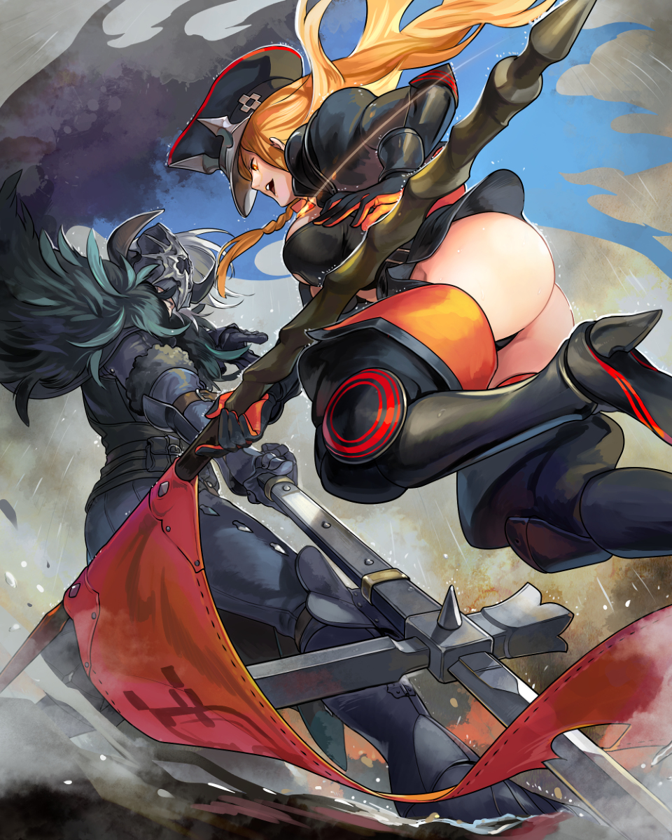 This is a pixiv picture whose title is 【PFLS】驟雨に烟る【タグ提案】.