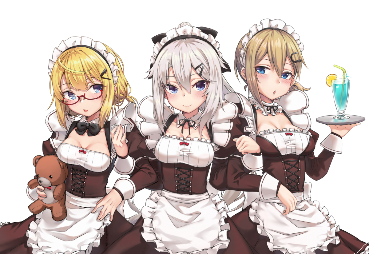 This is a pixiv picture whose title is メイドGirls' Frontline.