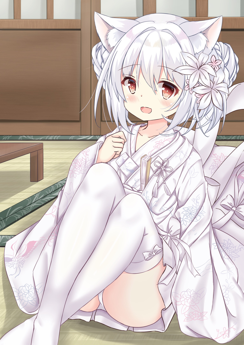 This is a pixiv picture whose title is 雪風様.